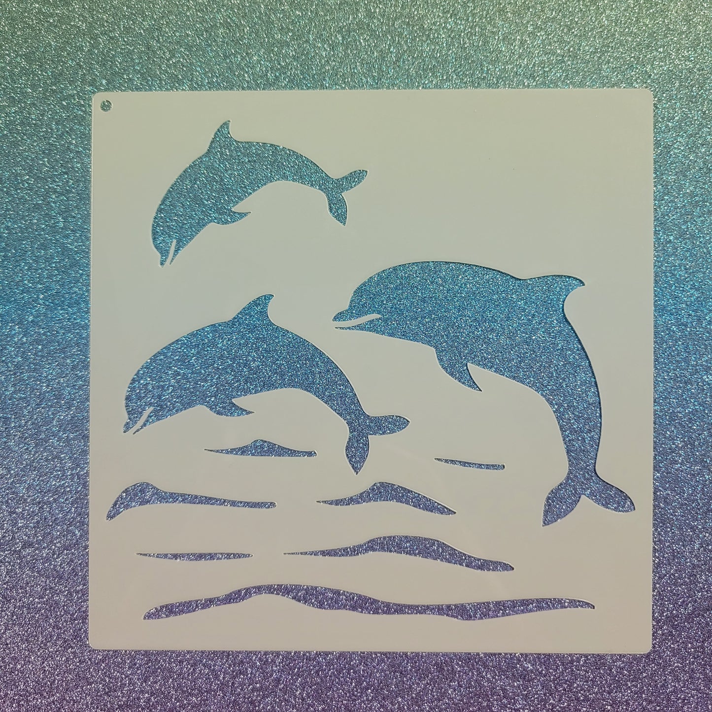 Dolphins Stencil