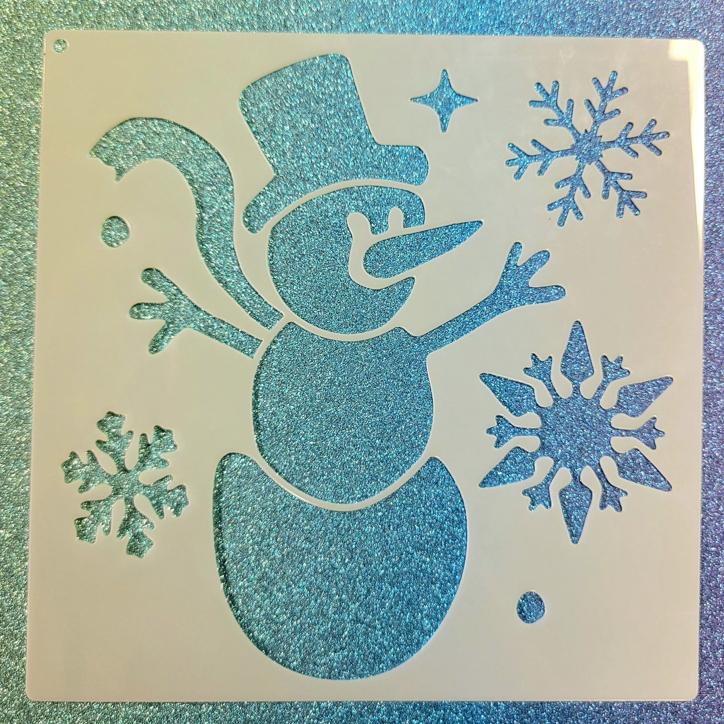 Snowman Stencil