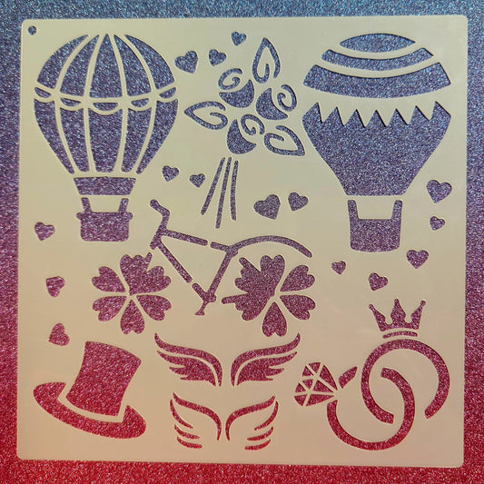 Blissful Stencil