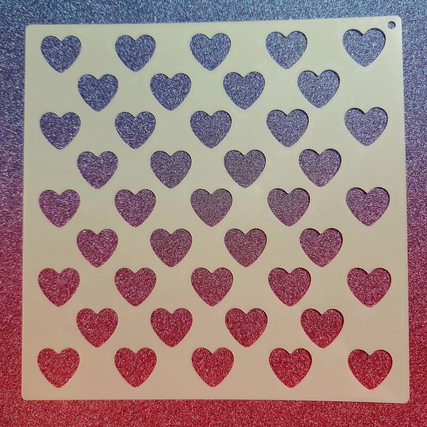 Heart Pattern Stencil