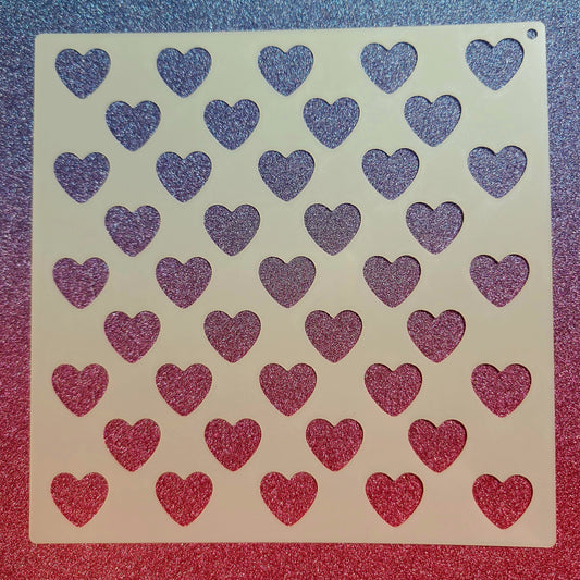 Heart Pattern Stencil
