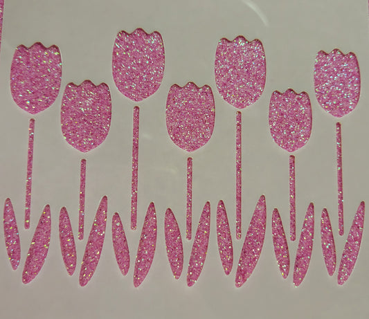 Tulip Field Stencil