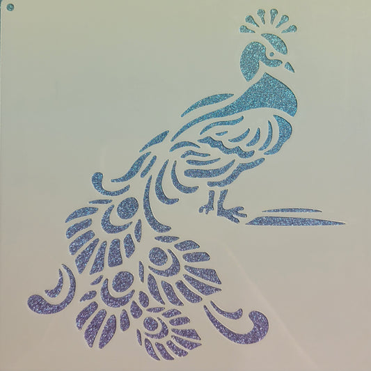 Peacock Stencil
