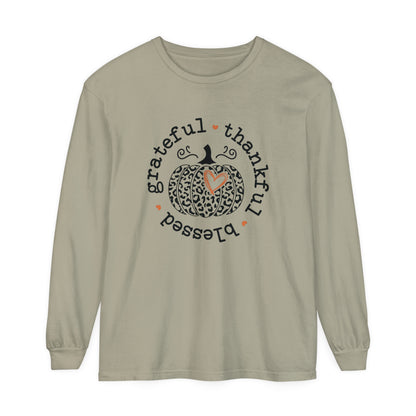 Grateful - Thankful - Blessed Long Sleeve Shirt