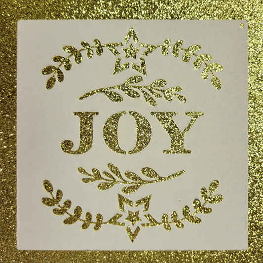 Joy Stars Stencil