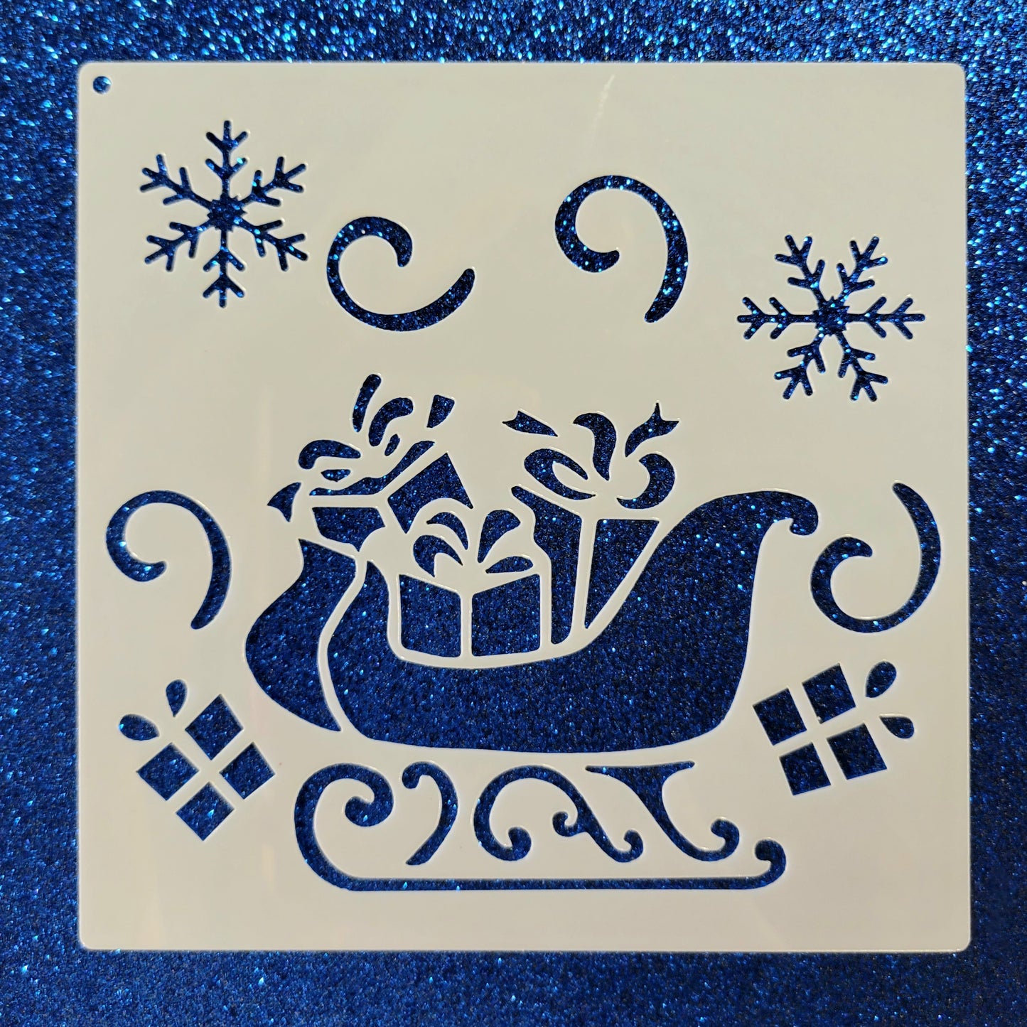 Sleigh Stencil