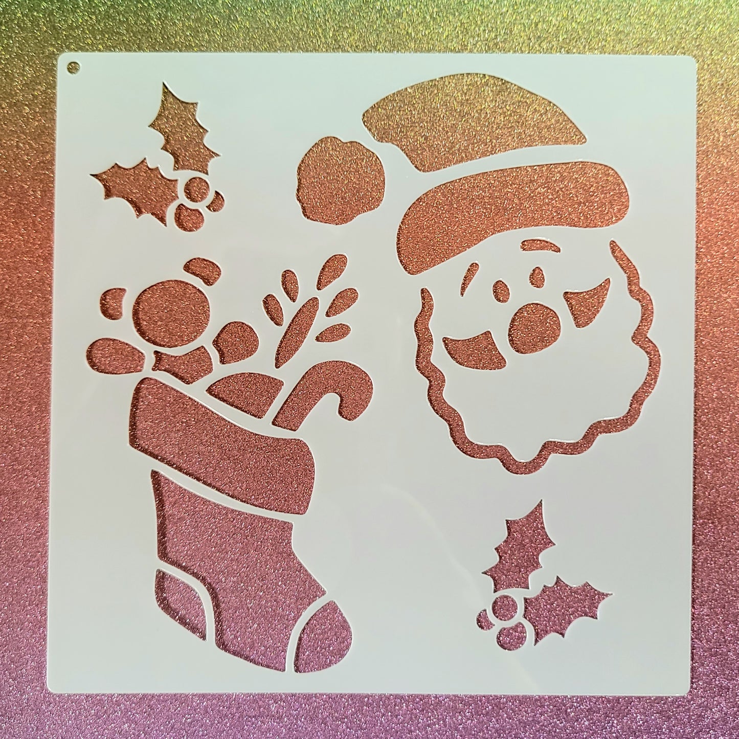 Simply Santa & Stocking Stencil