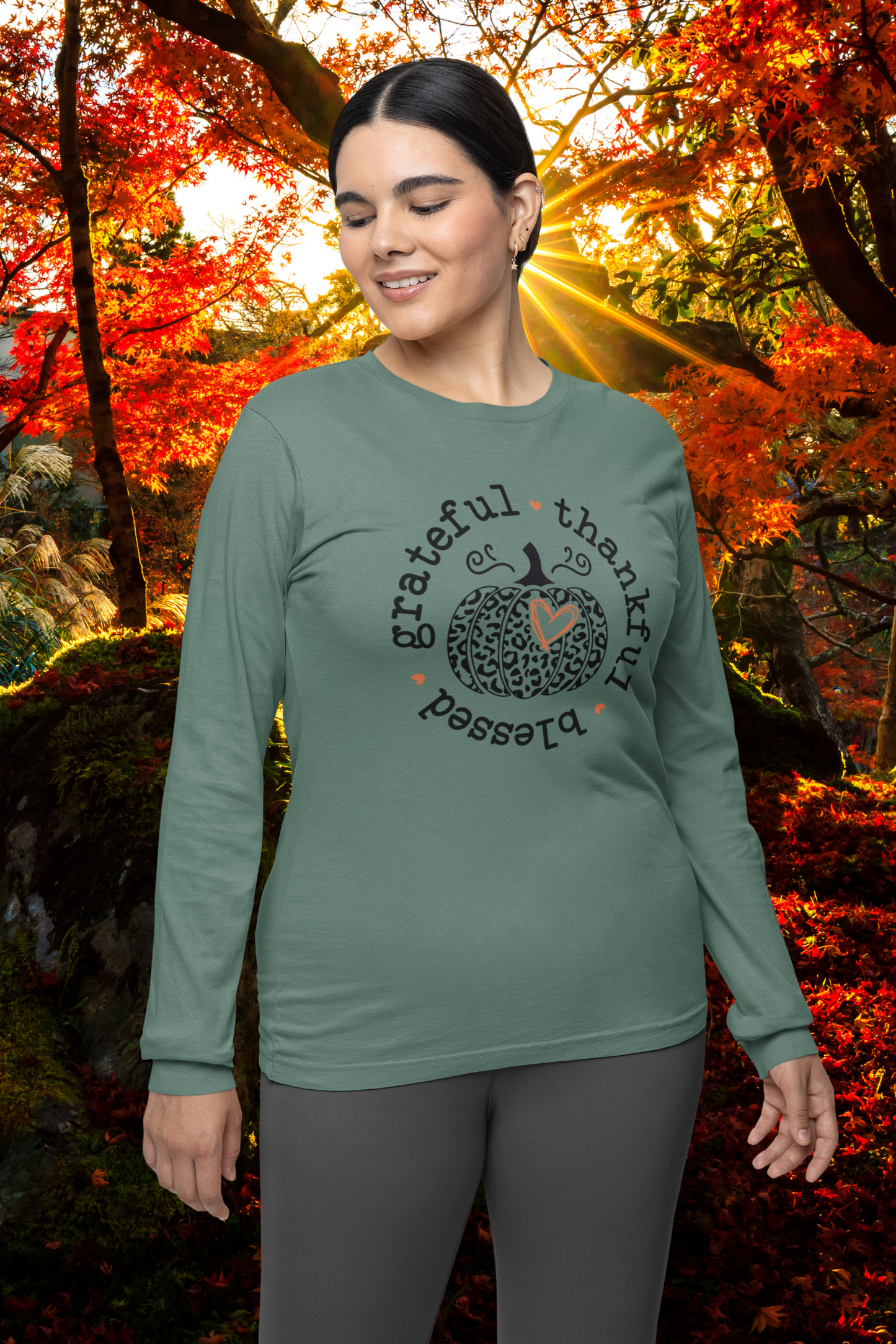 Grateful - Thankful - Blessed Long Sleeve Shirt