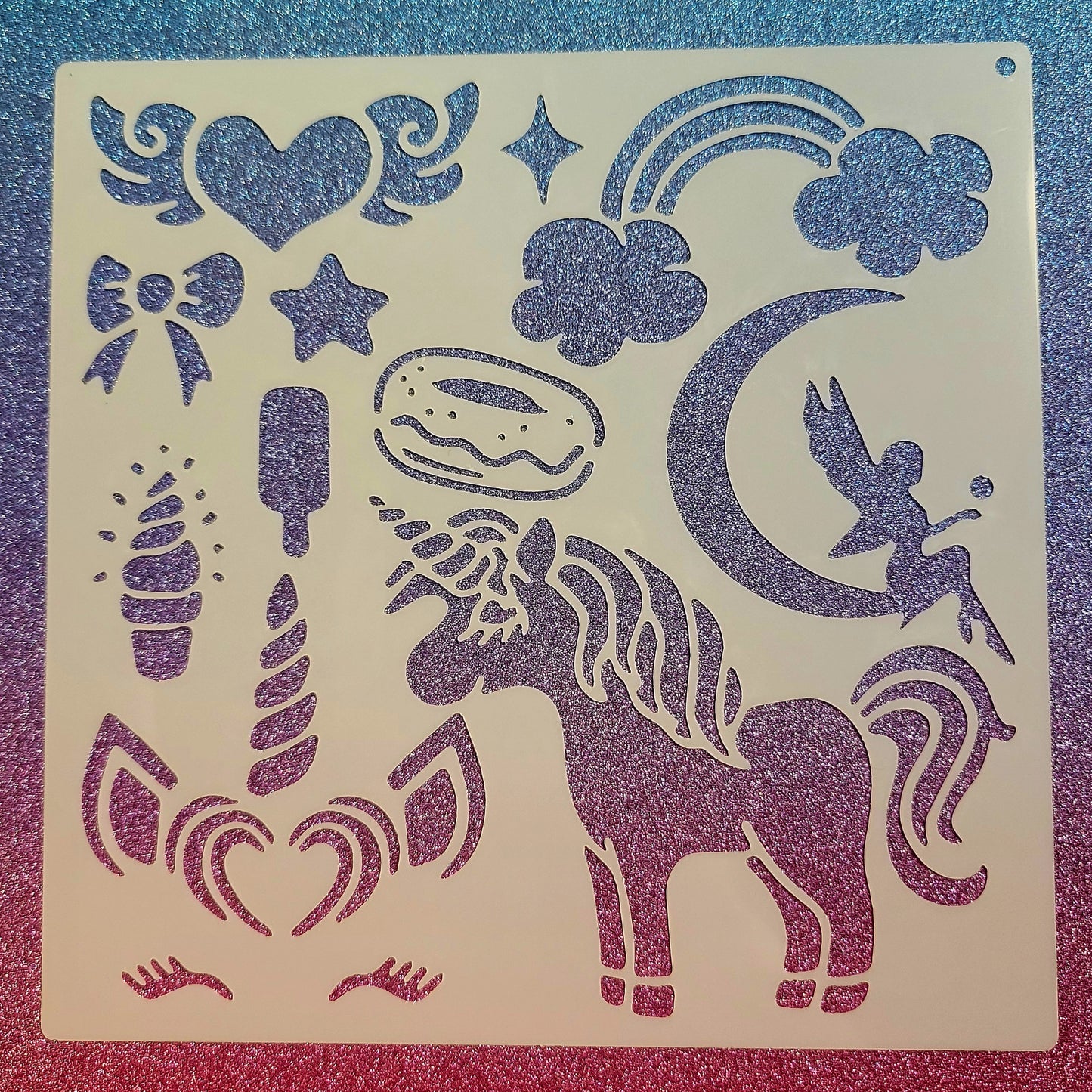 Unicorn Magic Stencil