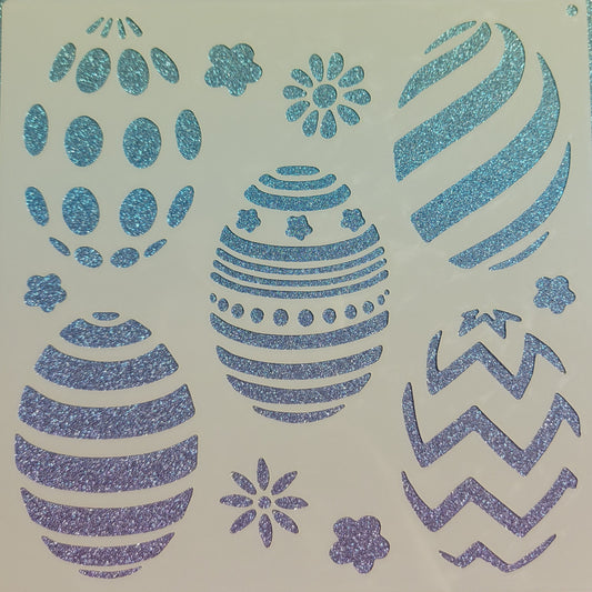 Easter Eggs Stencil