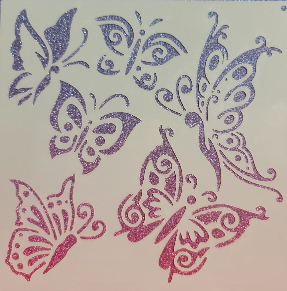 Beautiful Butterflies Stencil